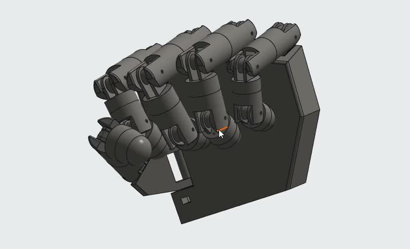 CAD Hand view